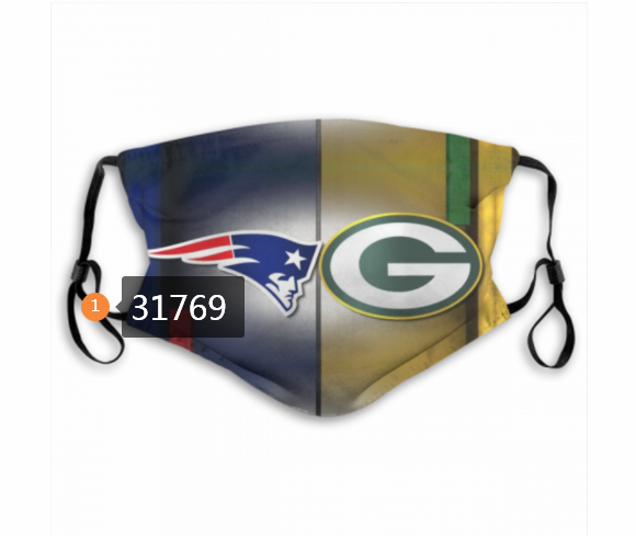 NFL Green Bay Packers 1862020 Dust mask with filter